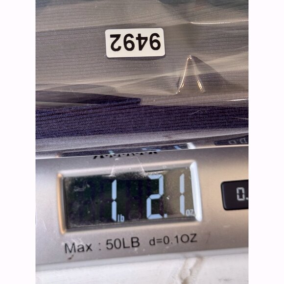 VTG Lauren Ralph Lauren Women’s 1X Maxi Skirt Blue Side Slit Stretch Minimalist - Picture 8 of 8